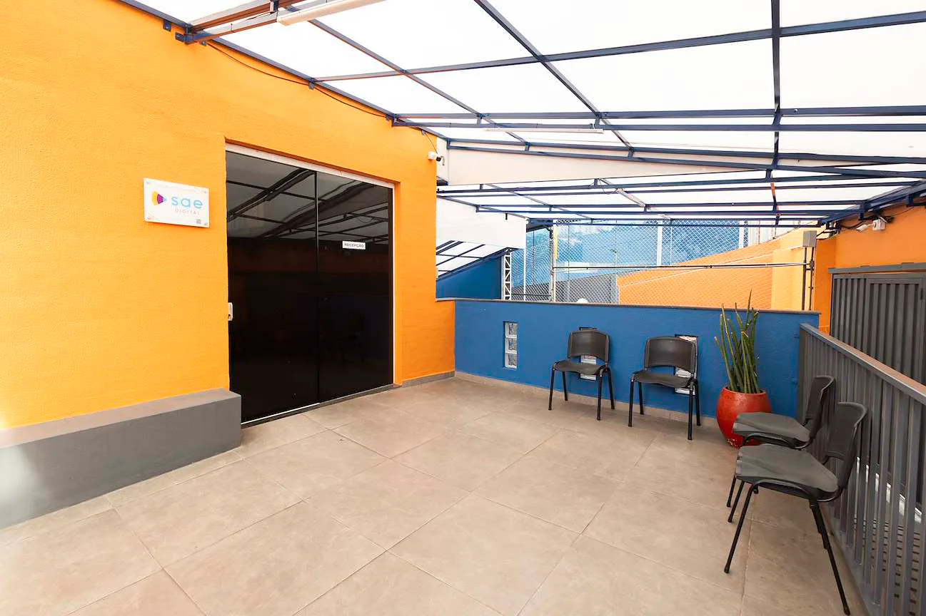 Ambiente de convivência do Colégio Passos na Vila Lacerda